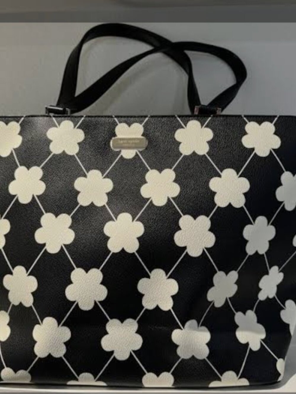 Kate Spade Grant Street Vinyl Floral Jules Tote - Picture 2 of 7